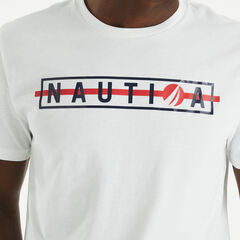 Deep Sea Racing Graphic T-Shirt,Bright White,large