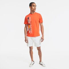 COMPETITION SIDE LOGO GRAPHIC T-SHIRT,Nautica Red,large