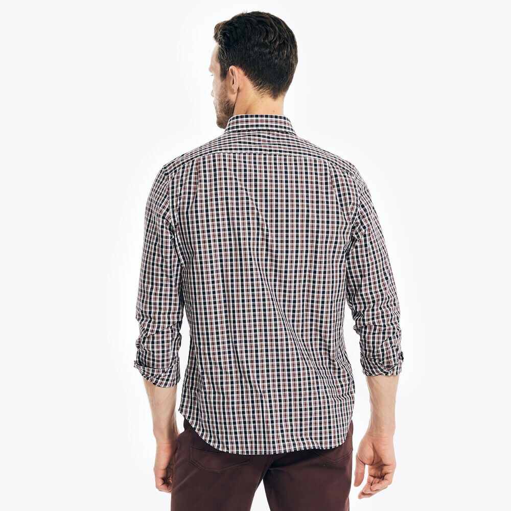 PLAID SHIRT,Worn Chambray,large