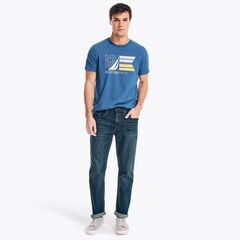 NAUTICA 83 GRAPHIC T-SHIRT,Windsurf Blue,large