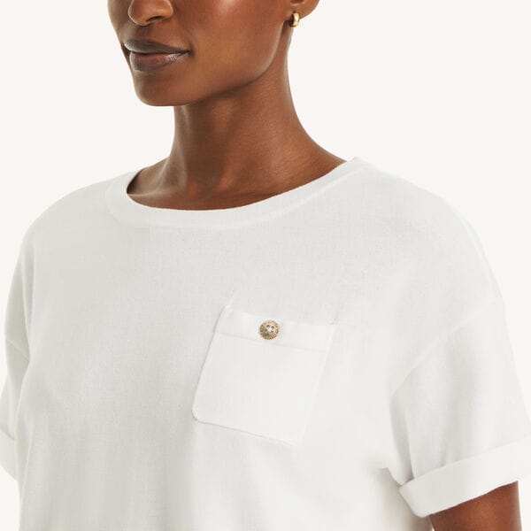 Short-Sleeve Sweater T-Shirt