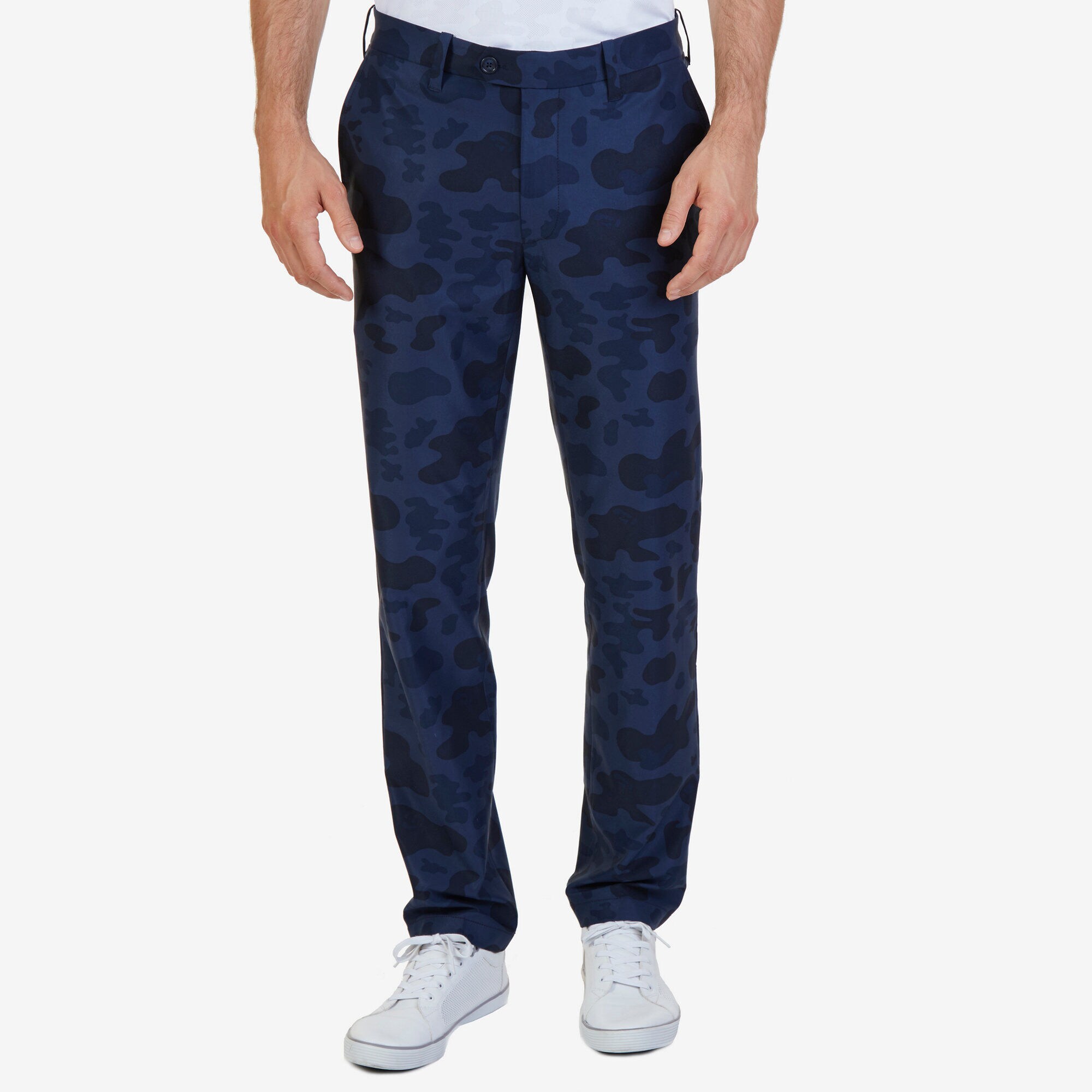 Slim Fit Camo Collection Pants,Pool Side Aqua,large