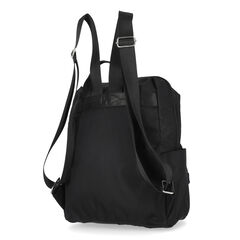 NYLON LOGO BACKPACK,Black,large