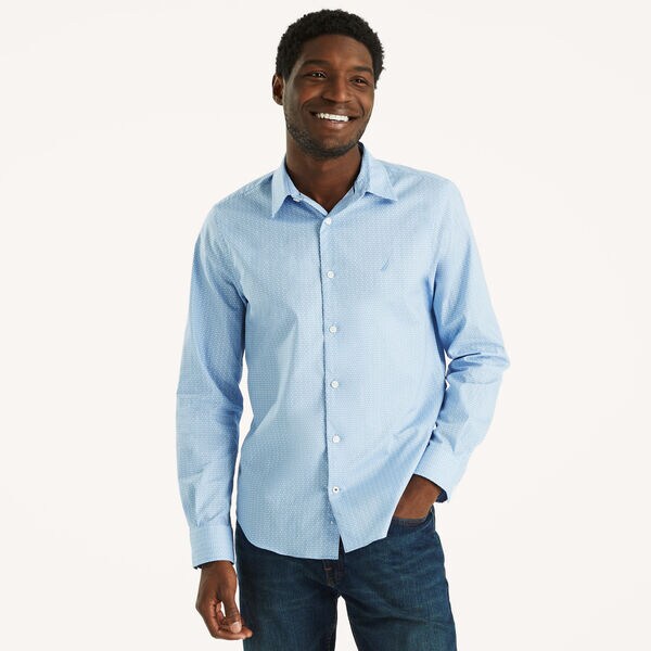 Slim Fit Wrinkle-Resistant Printed Shirt
