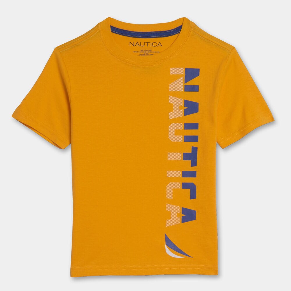 LITTLE BOYS' VERTICAL LOGO GRAPHIC T-SHIRT (4-7),Sisal,large