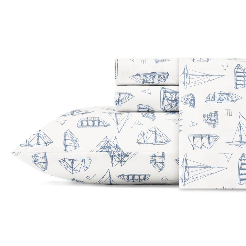 WHITEWOOD SAIL KING SHEET SET,Naval Blue,large