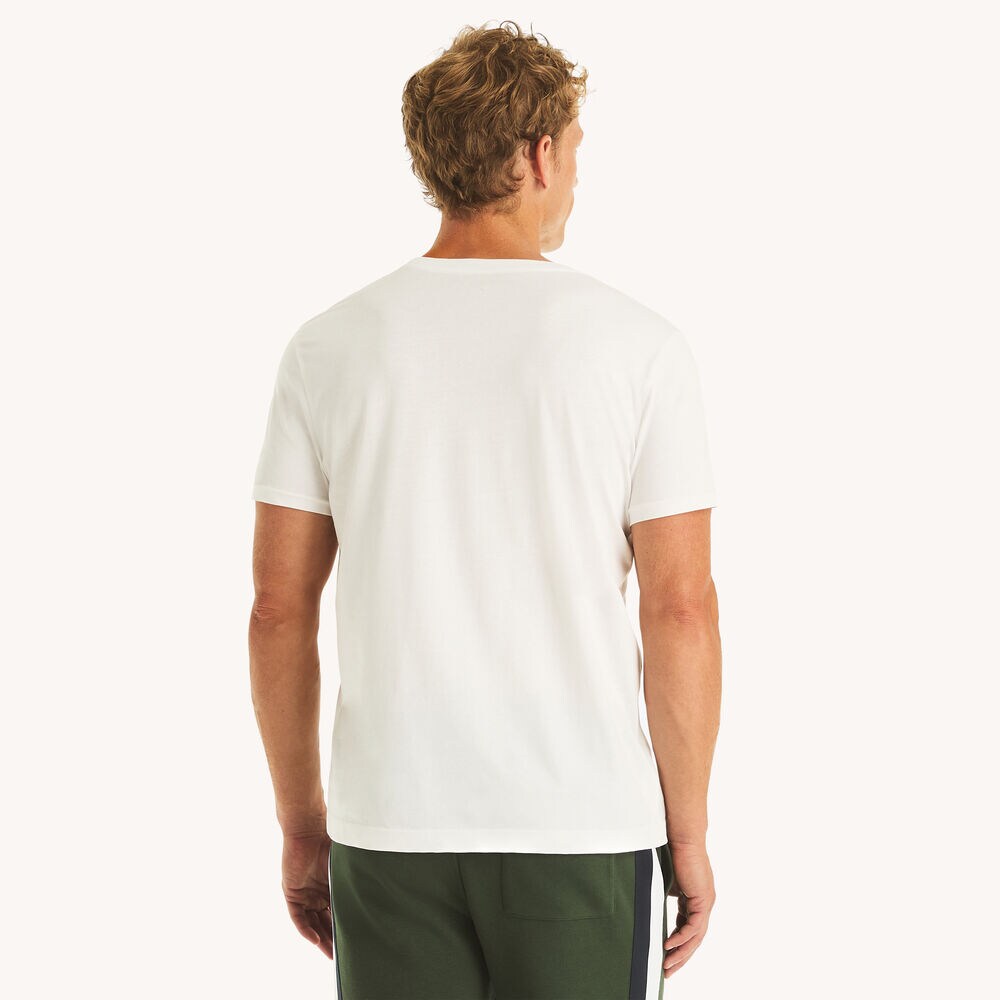 Flag Graphic T-Shirt,Bright White,large