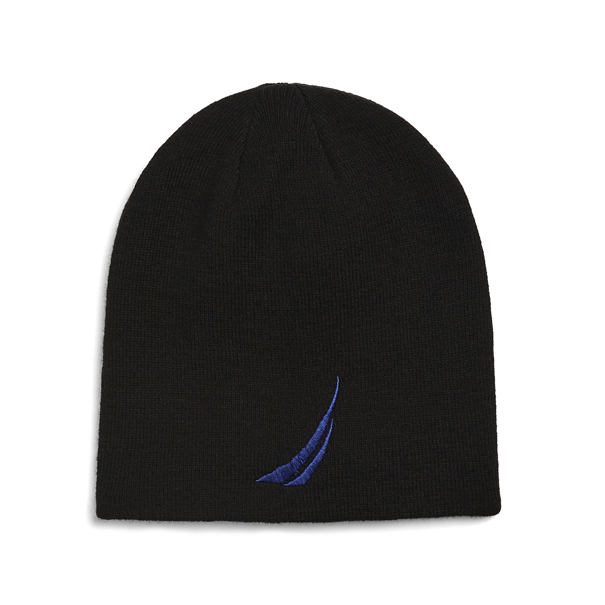 REVERSIBLE LOGO BEANIE,True Black,large