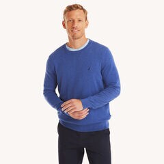 Navtech Crewneck Deck Sweater,Castaway Aqua,large