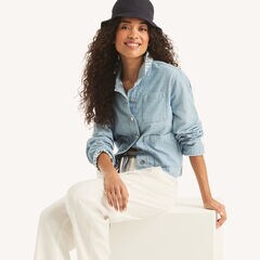 Denim Barn Jacket,Workshirt Blue,large