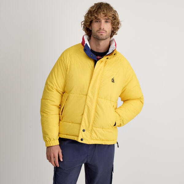 Reversible Mock-Neck Puffer Jacket