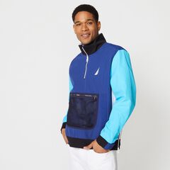 LIGHTWEIGHT COLORBLOCK JACKET,Estate Blue,large