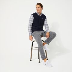 NAVTECH V-NECK SWEATER VEST,Navy,large