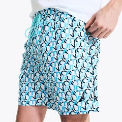 8" Logo Quick-Dry Swim,Bright White,large