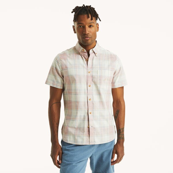 Plaid Short-Sleeve Shirt