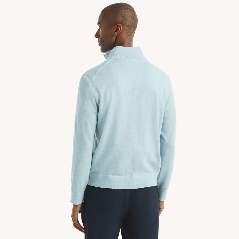 Navtech Quarter-Zip Sweater,Starlight Blue,large
