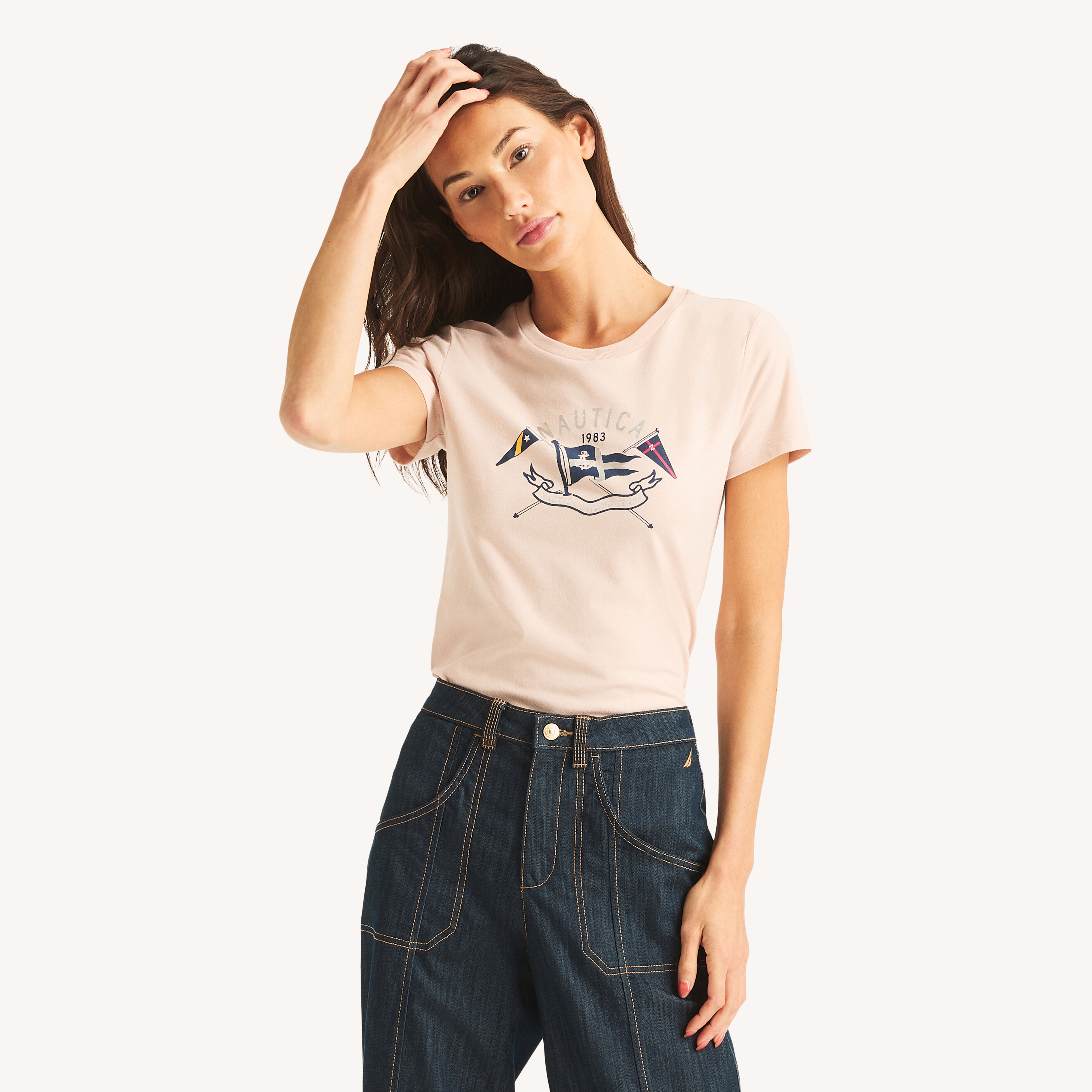 Heritage Flag Foil Graphic T-Shirt | Nautica