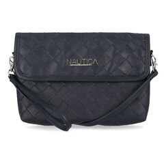 Mini Wristlet Crossbody Bag,Naval Blue,large