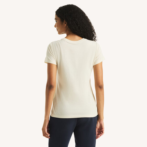 Foil Floral Logo Graphic T-Shirt