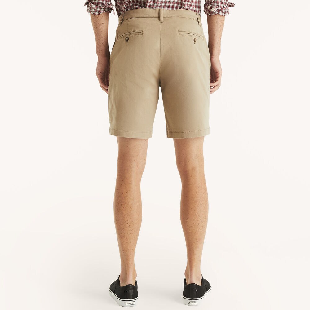 8.5" Stretch Deck Short,True Khaki,large