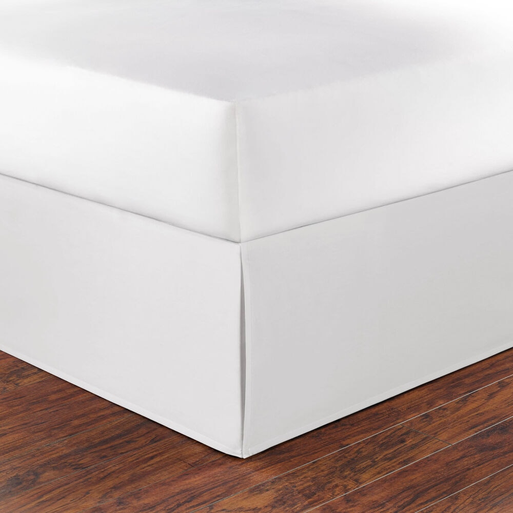 Full White Tailored Bedskirt,Antique White Wash,large