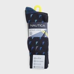 SOLID AND PRINT DRESS SOCKS, 5-PACK,Black,large