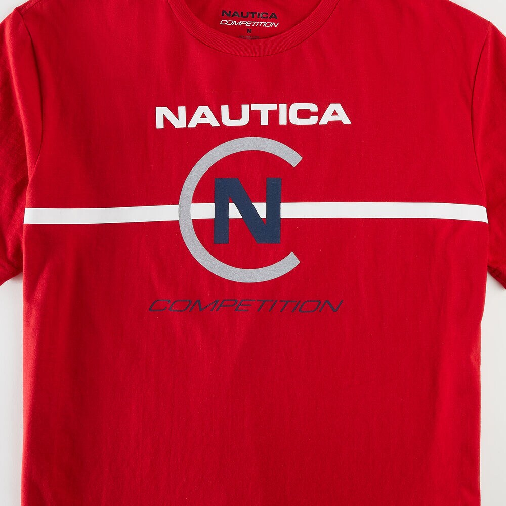 NAUTICA COMPETITION GRAPHIC T-SHIRT,Nautica Red,large