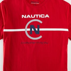NAUTICA COMPETITION GRAPHIC T-SHIRT,Nautica Red,large