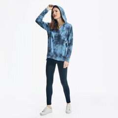 CLOUD WASH PULLOVER HOODIE,Delphinium Blue,large