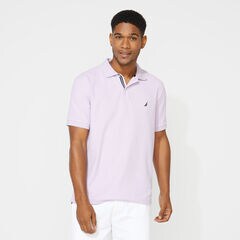 BIG & TALL STRETCH MESH POLO,Lavendula,large
