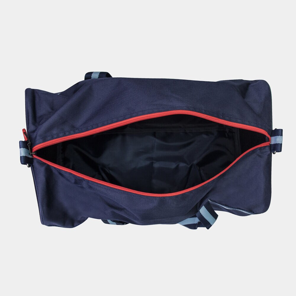 N83 LOGO GRAPHIC BARREL DUFFEL BAG,Dark Graphite heather,large