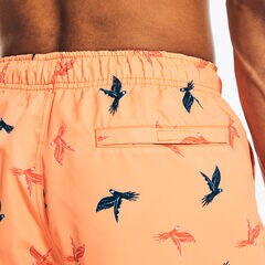 8" PARROT PRINT SWIM,Orange,large