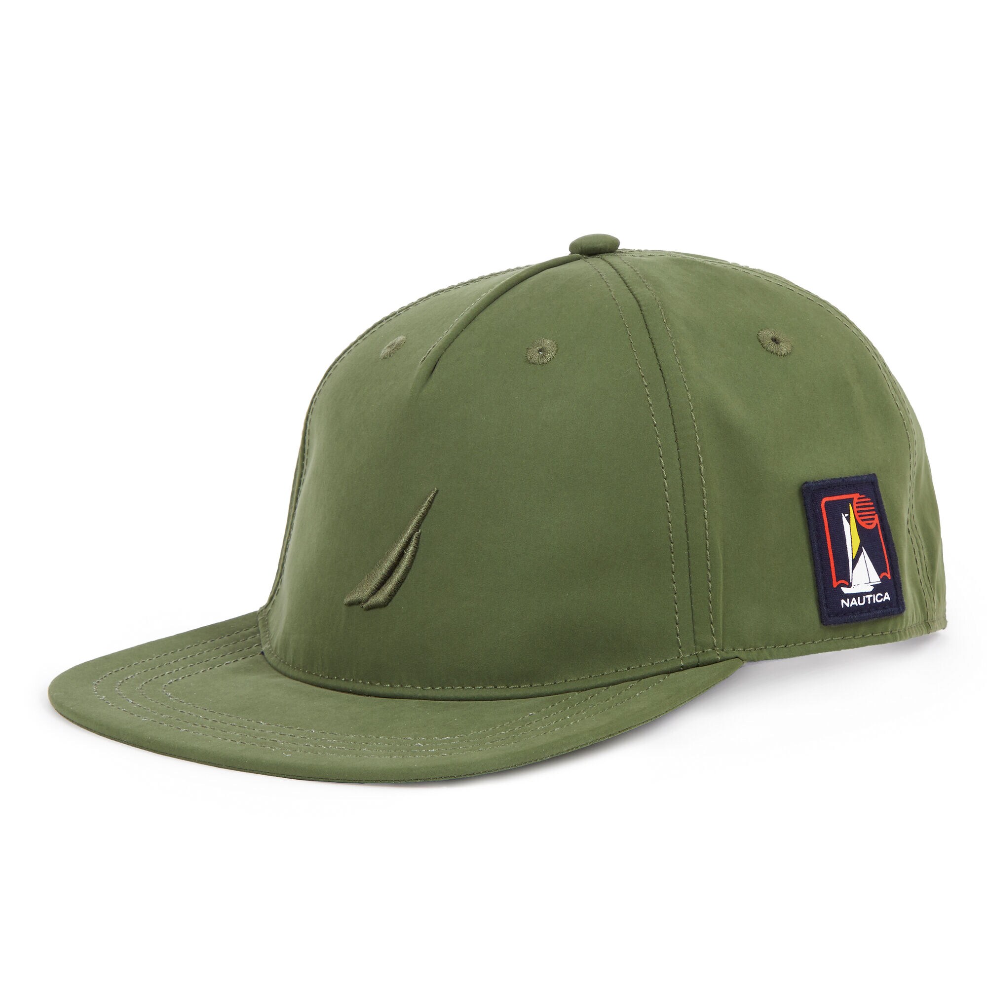Water Repellent brand icon Cap,Hillside Olive,large