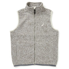 Toddler Boys' Fleece Sweater Vest (2T-3T),Grey Heather,large