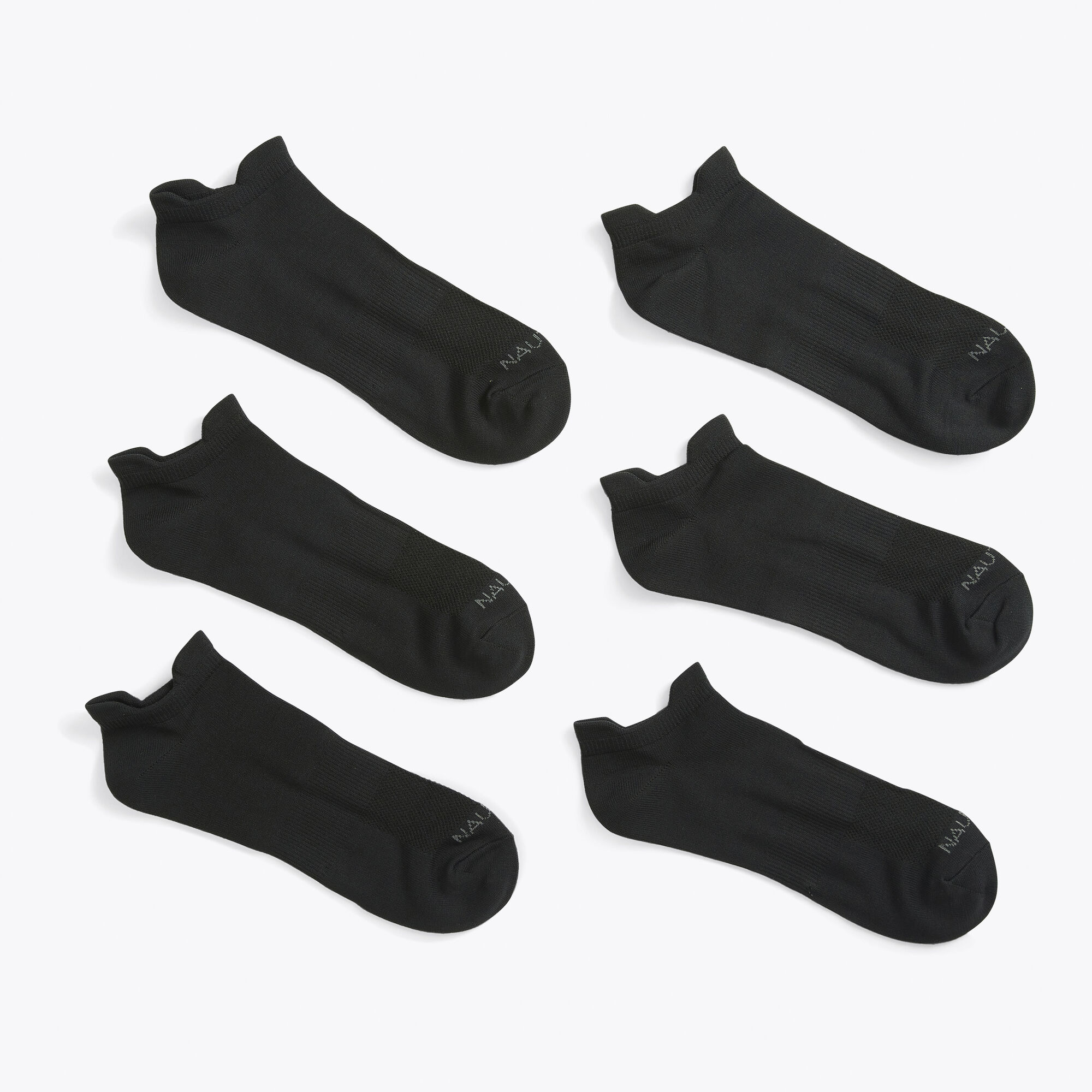 ATHLETIC LOW-CUT MICROFIBER SOCKS, 6-PACK,Dove,large