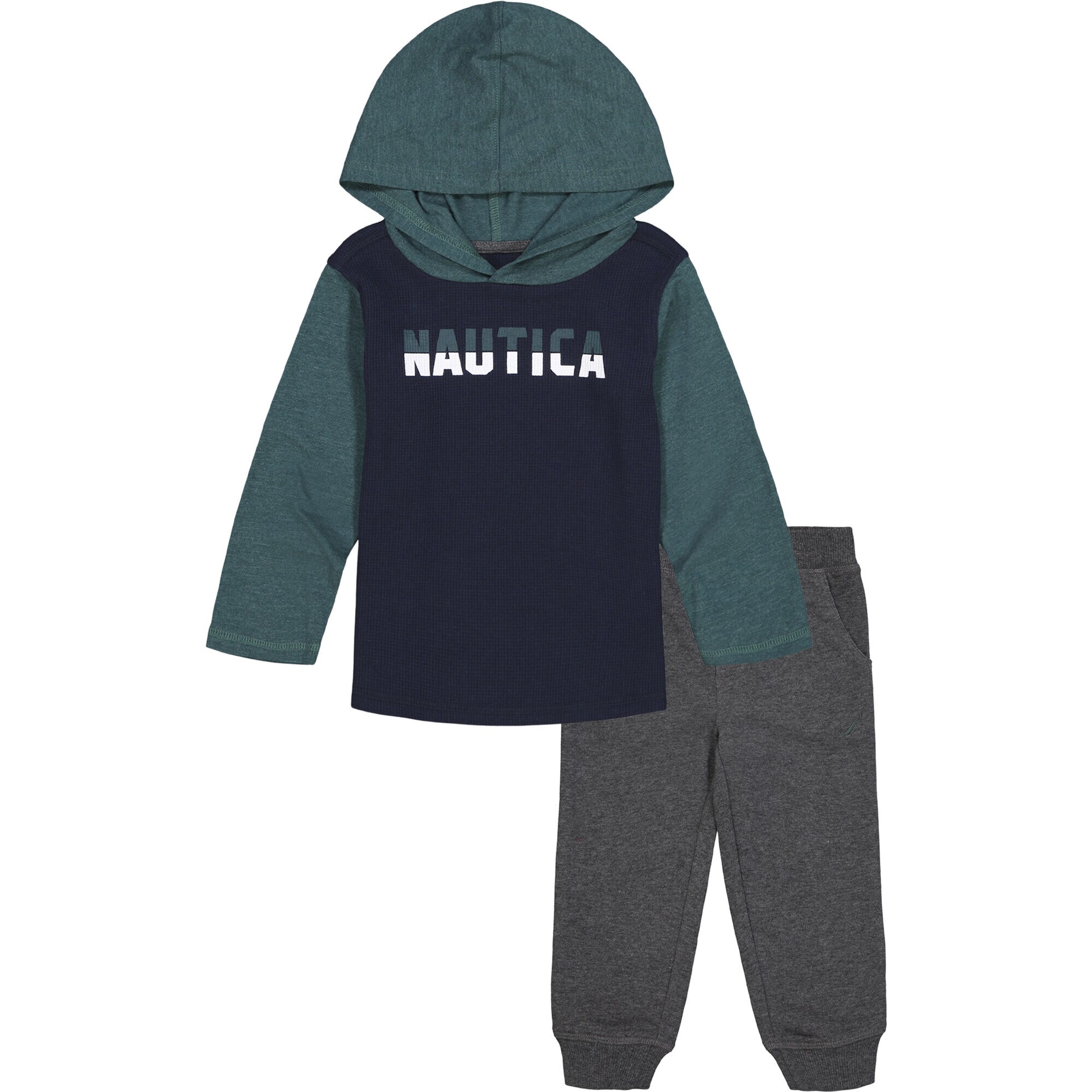 INFANT BOYS' THERMAL HOODIE 2PC JOGGER SET (12M-24M),Navy,large