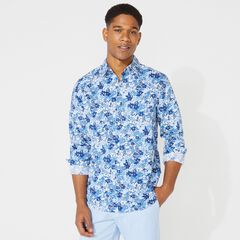 CLASSIC FIT FLORAL PRINT SHIRT,Limoges,large