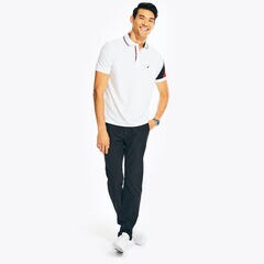 NAVTECH SUSTAINABLY CRAFTED CLASSIC FIT POLO,Bright White,large