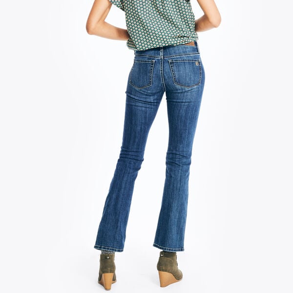 True Flex Mid-Rise Bootcut Denim