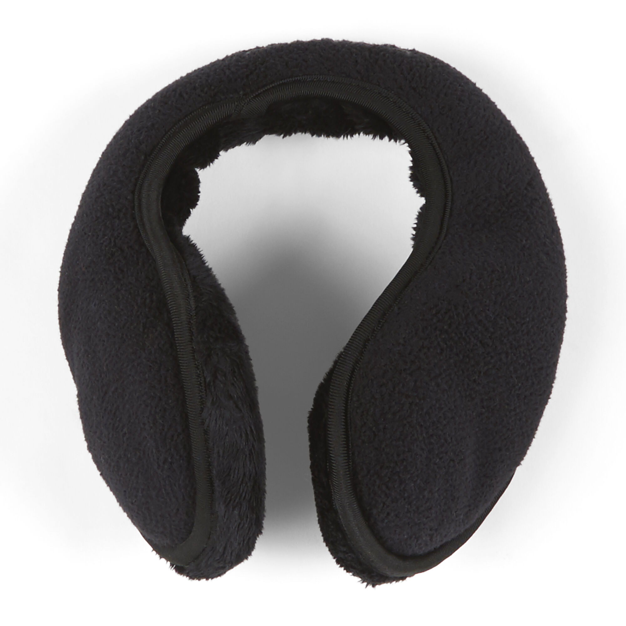 FLEECE EAR MUFFS,True Black,large