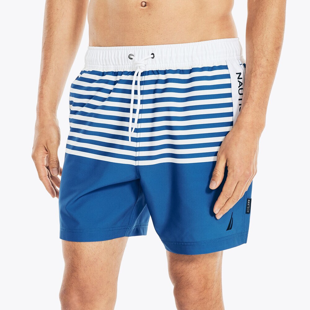 NAVTECH SUSTAINABLY CRAFTED 6" PRINTED SWIM,True Navy,large
