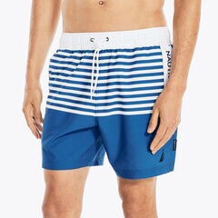 NAVTECH SUSTAINABLY CRAFTED 6" PRINTED SWIM,True Navy,large