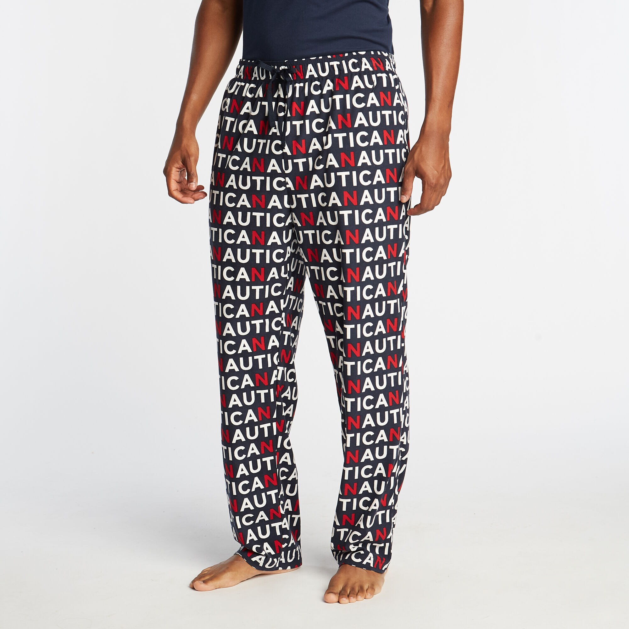 COZY FLEECE SLEEP PANT,Navy,large