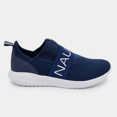 ROSEMONT EMBROIDERED LOGO SNEAKERS,Navy,large
