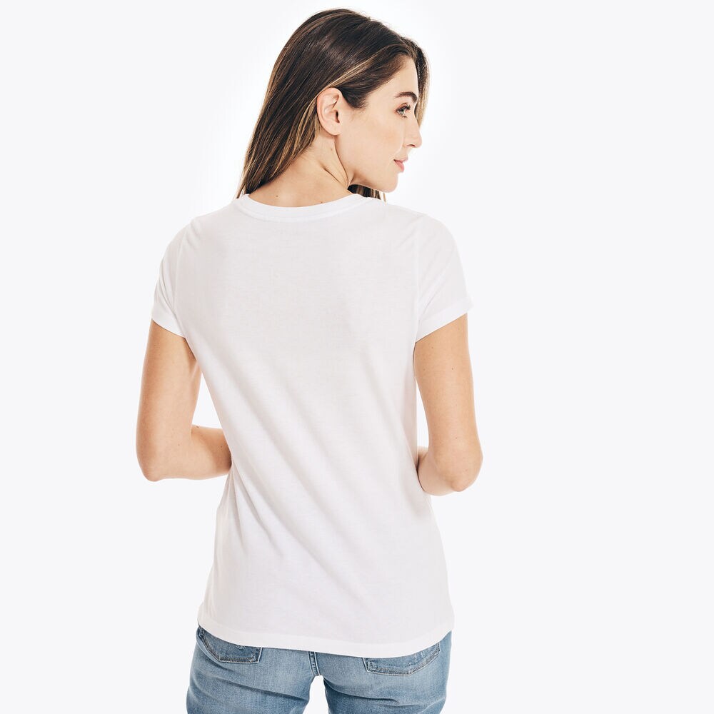 SUSTAINABLY CRAFTED BOAT GRAPHIC T-SHIRT,Bright White,large