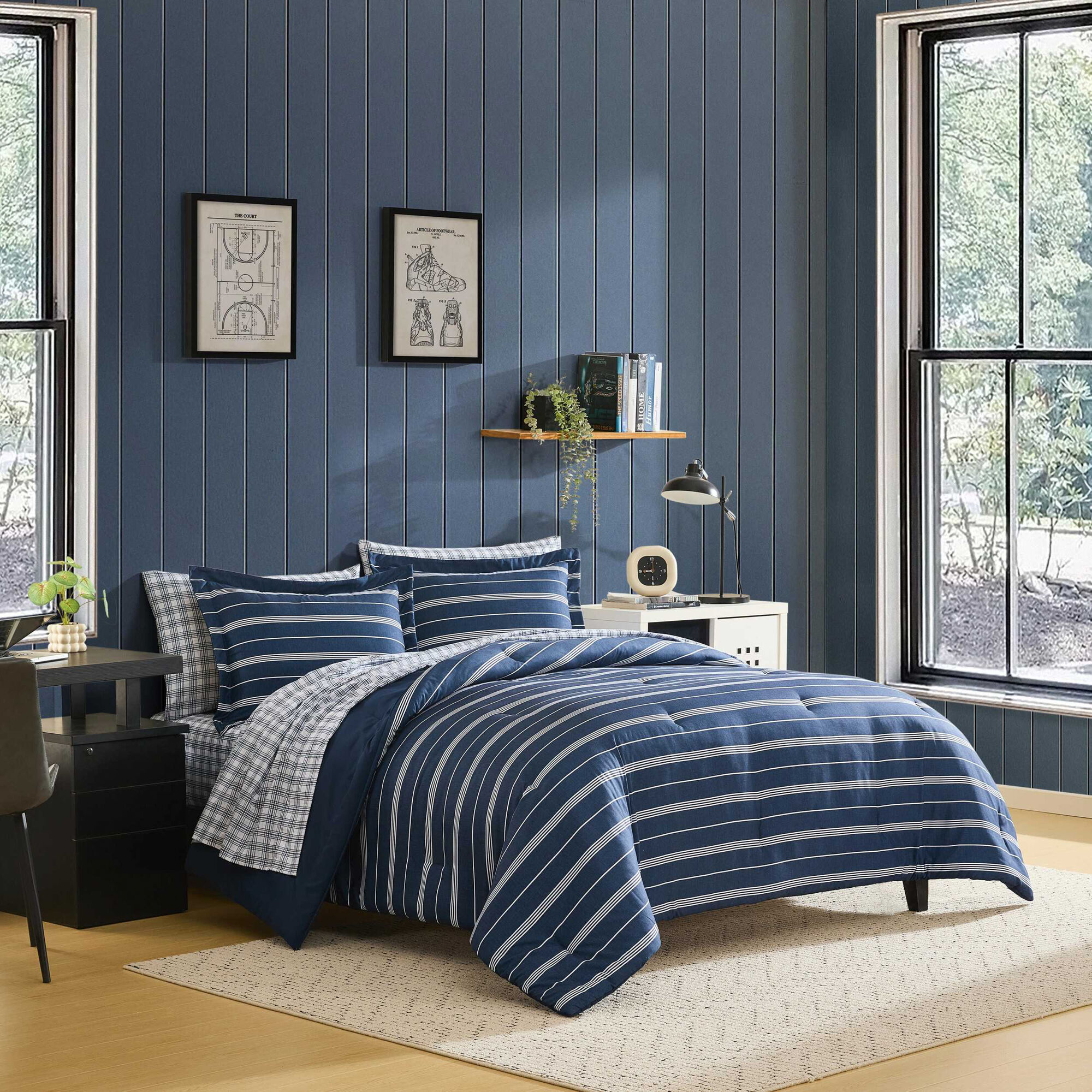 Mariners Stripe Twin/twin Xl Comforter Set (00199165090657 Home) photo