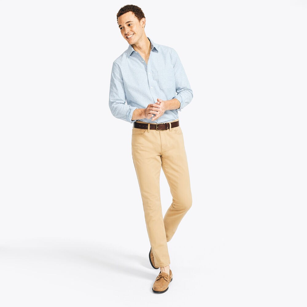 FLORAL PRINT SHIRT,Estate Blue,large