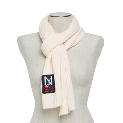 Heritage Logo Winter Scarf,Bright White,large