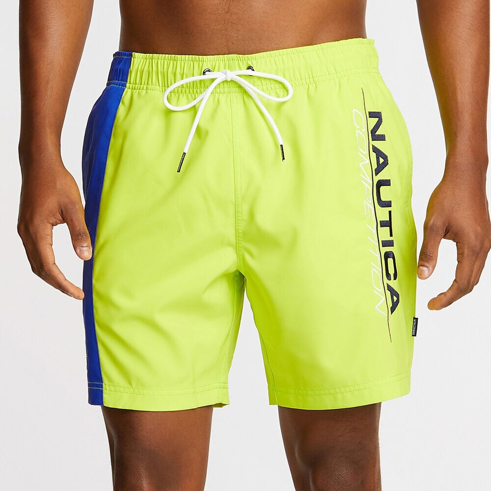 6" COMPETITION STRETCH QUICK-DRY SWIM,Tropic Lime,large