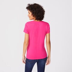 CLASSIC-FIT BRAND ICON TEE,Leis Pink,large
